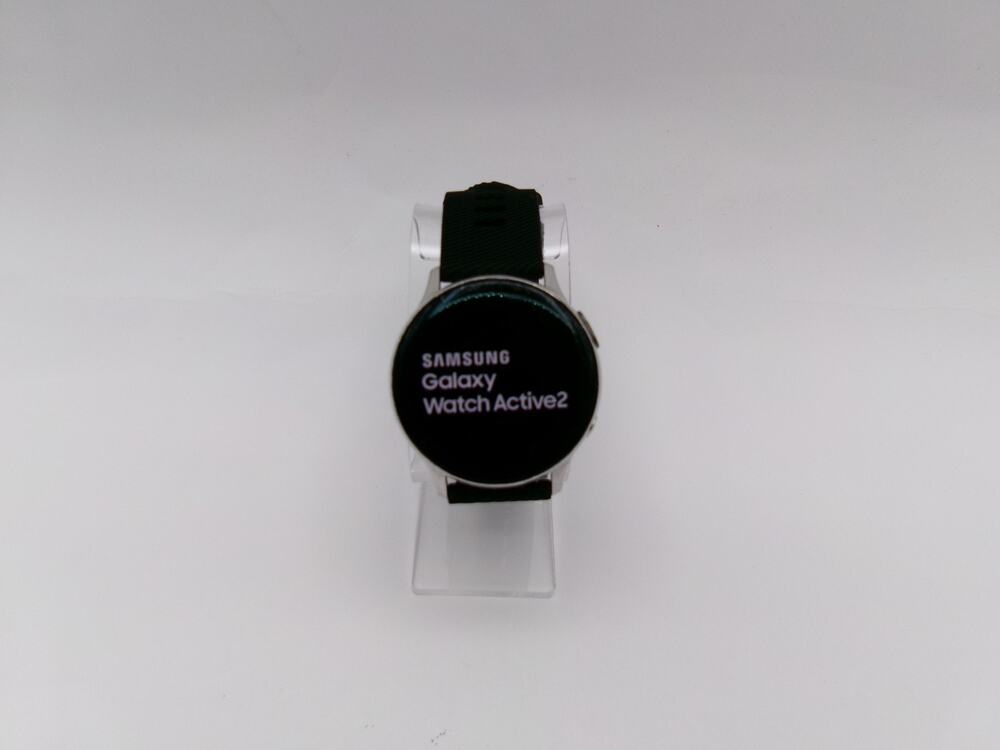 Samsung Galaxy Watch Active2 SM-R835U 40mm LTE Silver Black Smartwatch Tested